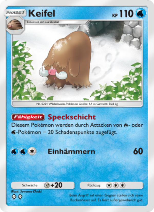 Keifel 032 — Space-Time Smackdown (German Pokémon TCG card)