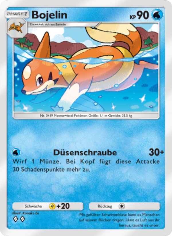 Bojelin 039 — Space-Time Smackdown (German Pokémon TCG card)