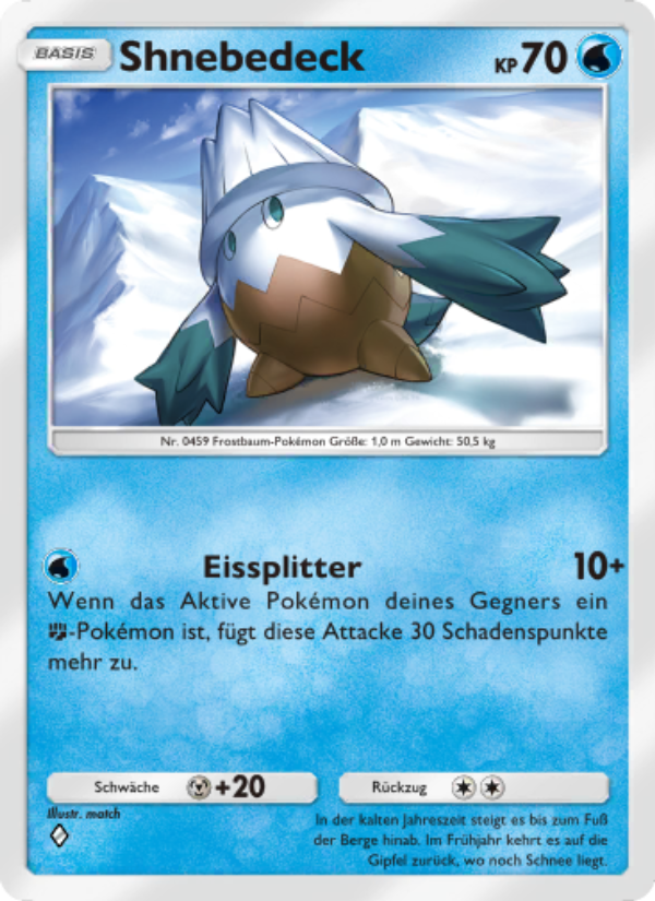 Shnebedeck 044 — Space-Time Smackdown (German Pokémon TCG card)