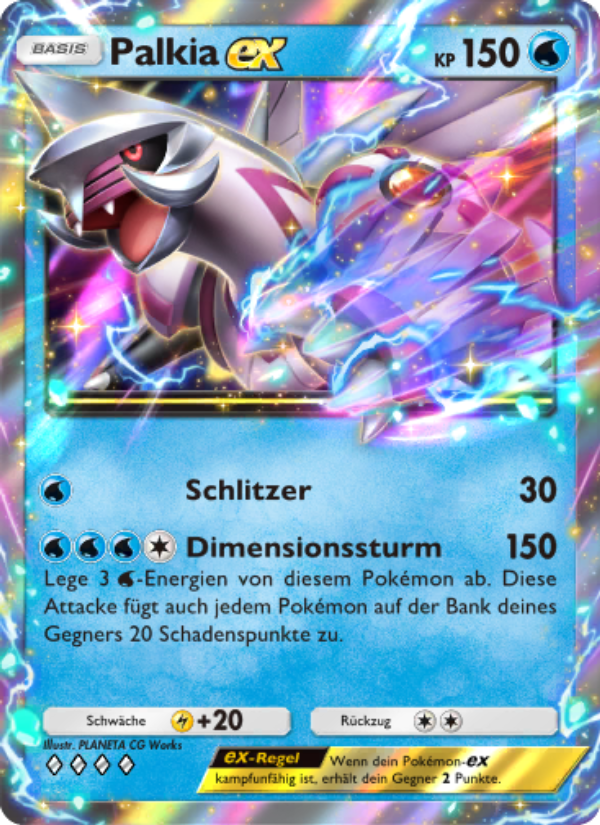Palkia-ex 049 — Space-Time Smackdown (German Pokémon TCG card)