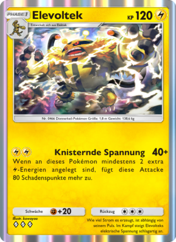 Elevoltek 057 — Space-Time Smackdown (German Pokémon TCG card)