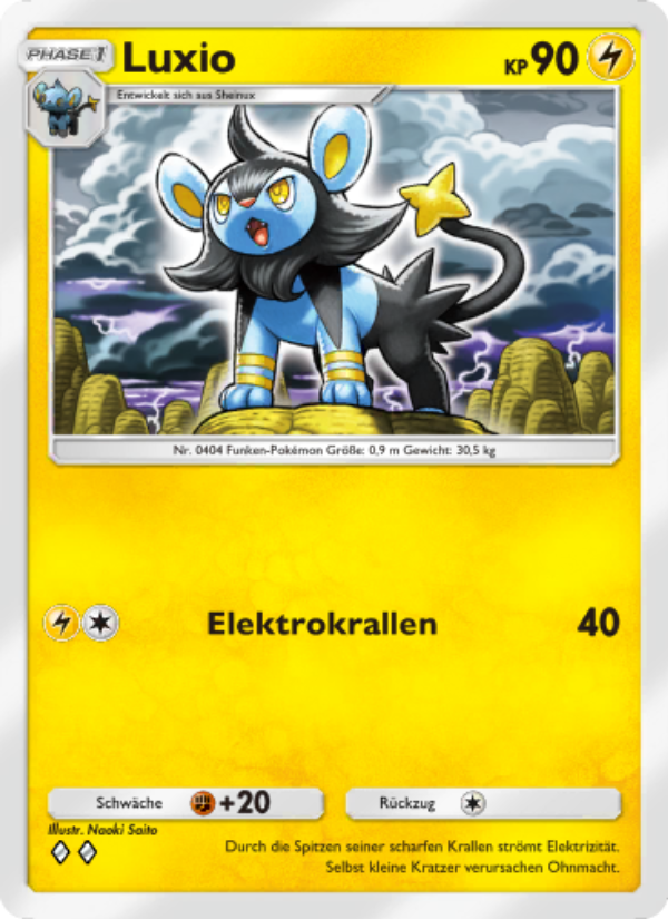 Luxio 059 — Space-Time Smackdown (German Pokémon TCG card)