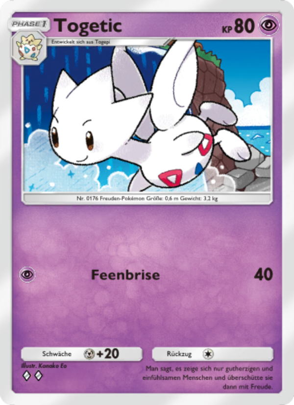 Togetic 064 — Space-Time Smackdown (German Pokémon TCG card)