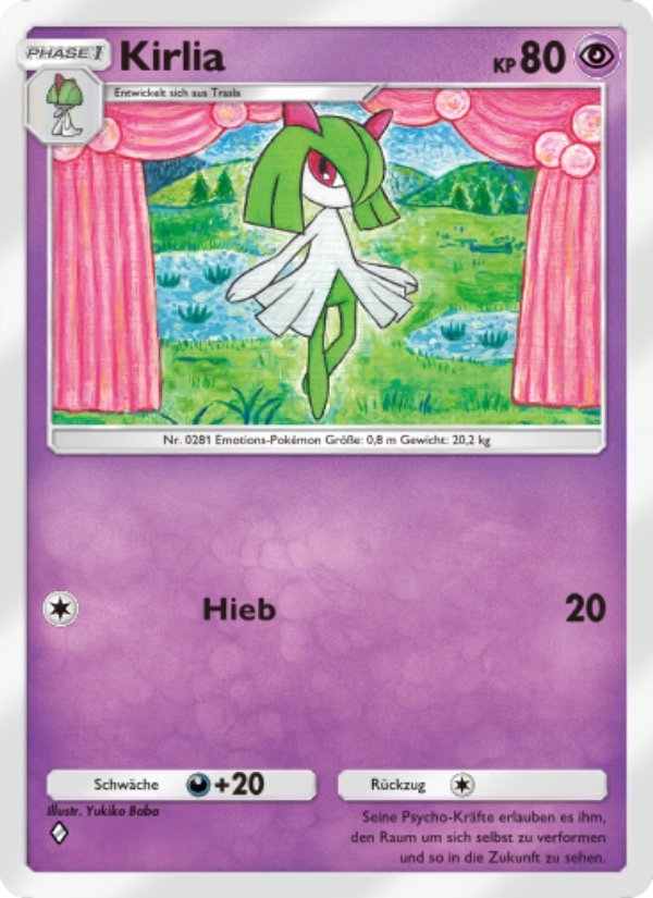 Kirlia 069 — Space-Time Smackdown (German Pokémon TCG card)