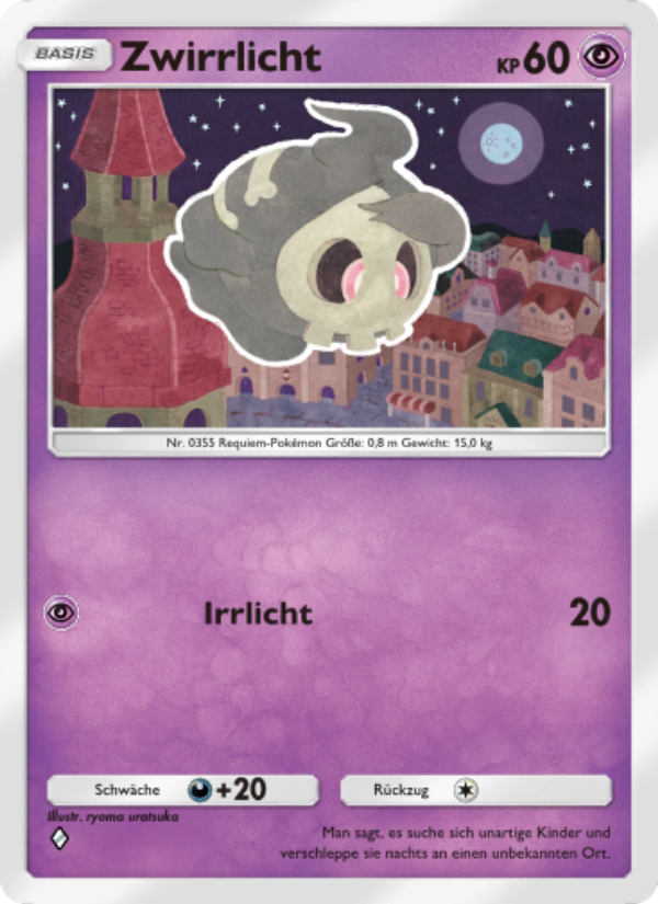 Zwirrlicht 070 — Space-Time Smackdown (German Pokémon TCG card)