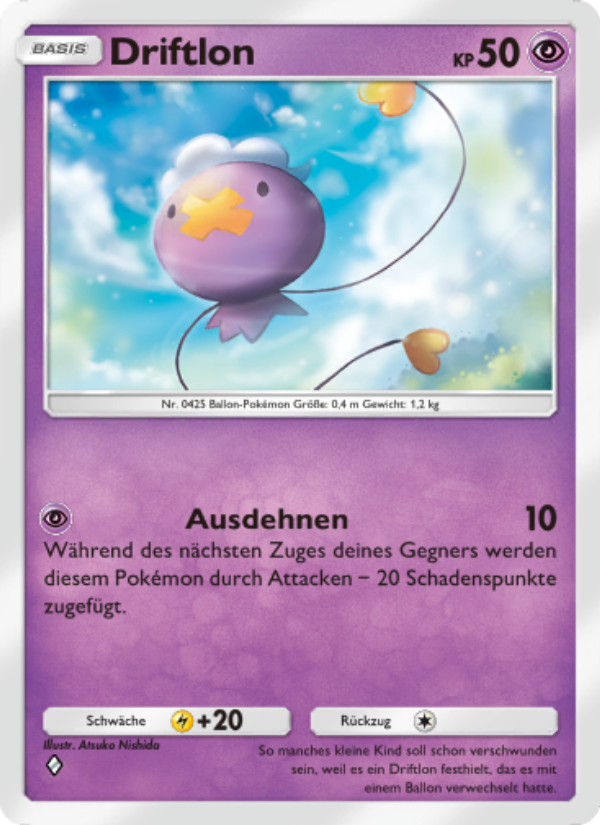 Driftlon 073 — Space-Time Smackdown (German Pokémon TCG card)