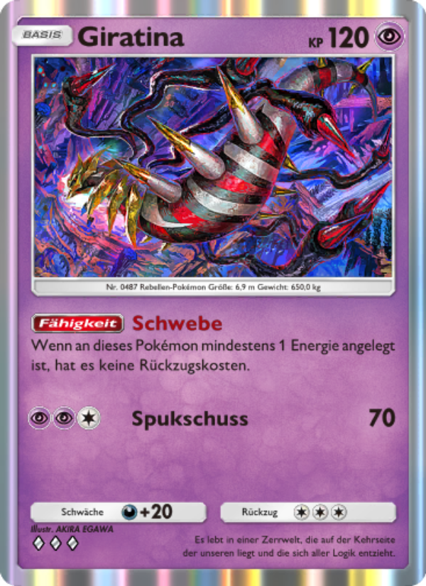 Giratina 078 — Space-Time Smackdown (German Pokémon TCG card)