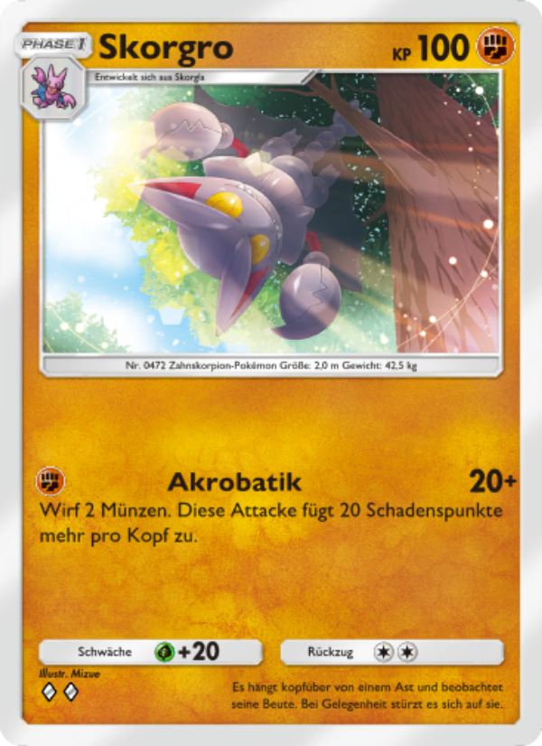 Skorgro 084 — Space-Time Smackdown (German Pokémon TCG card)