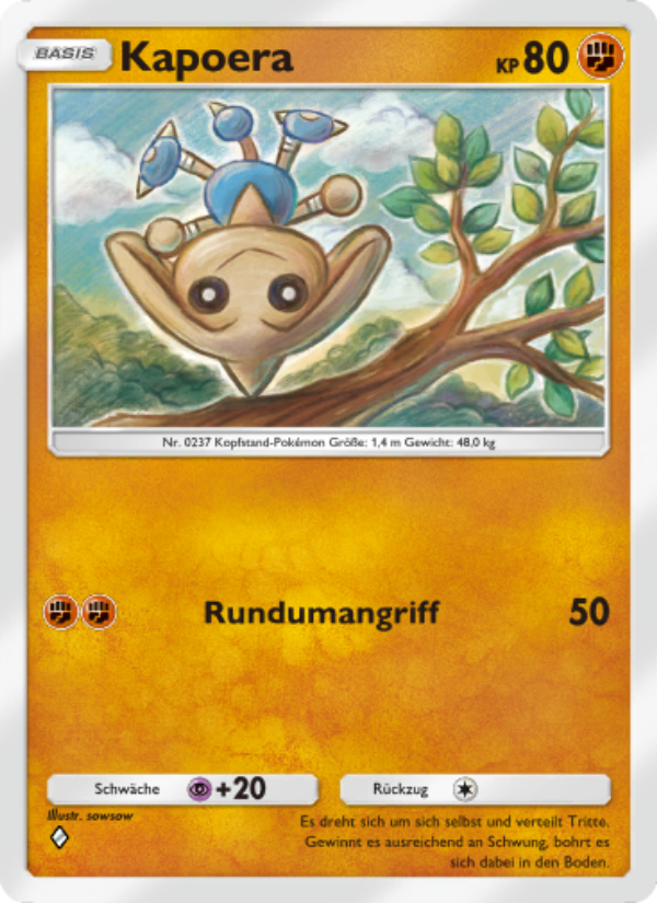 Kapoera 085 — Space-Time Smackdown (German Pokémon TCG card)