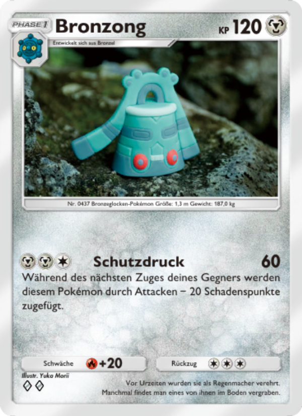 Bronzong 117 — Space-Time Smackdown (German Pokémon TCG card)