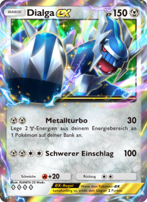 Dialga-ex 119 — Space-Time Smackdown (German Pokémon TCG card)