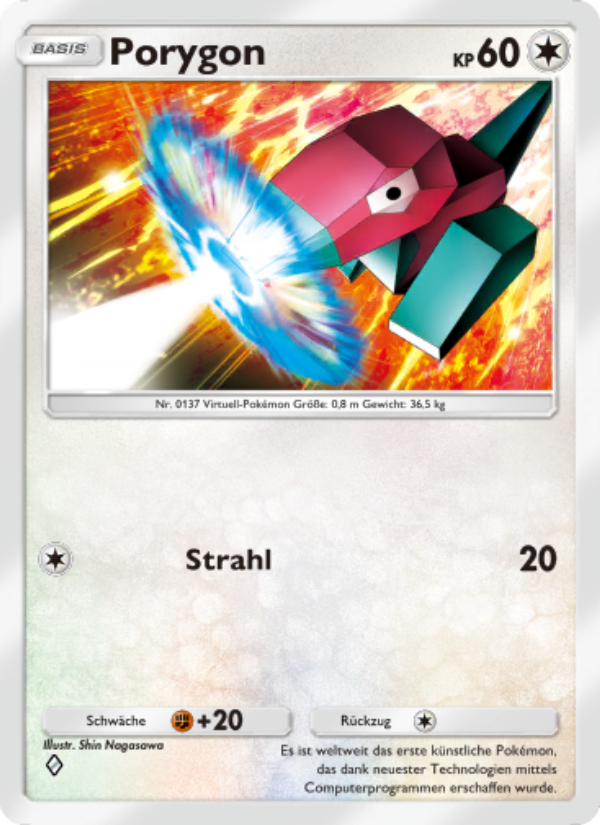 Porygon 127 — Space-Time Smackdown (German Pokémon TCG card)