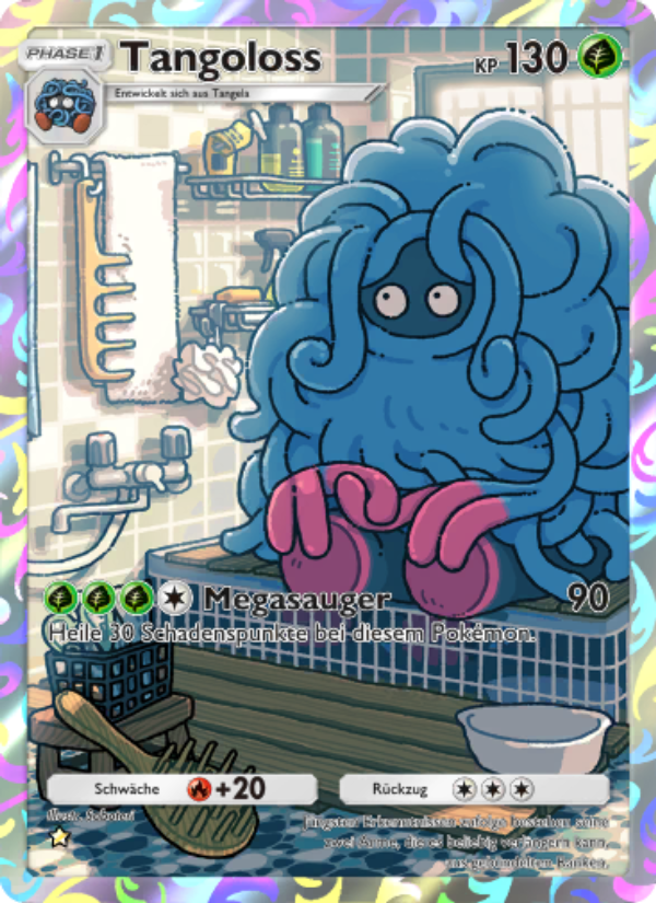 Tangoloss 156 — Space-Time Smackdown (German Pokémon TCG card)