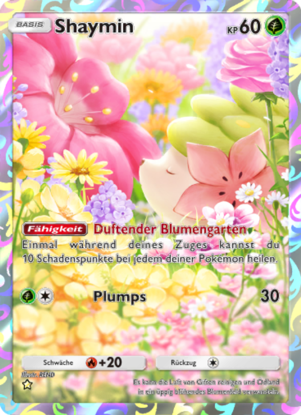 Shaymin 159 — Space-Time Smackdown (German Pokémon TCG card)