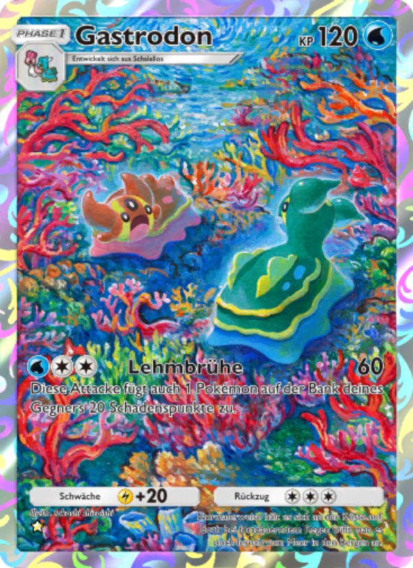 Gastrodon 161 — Space-Time Smackdown (German Pokémon TCG card)