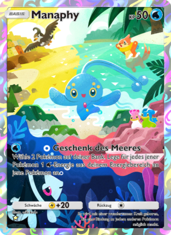 Manaphy 162 — Space-Time Smackdown (German Pokémon TCG card)