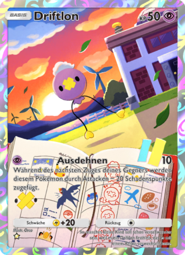 Driftlon 165 — Space-Time Smackdown (German Pokémon TCG card)