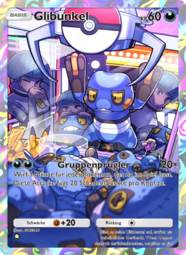 Glibunkel 173 — Space-Time Smackdown (German Pokémon TCG card)