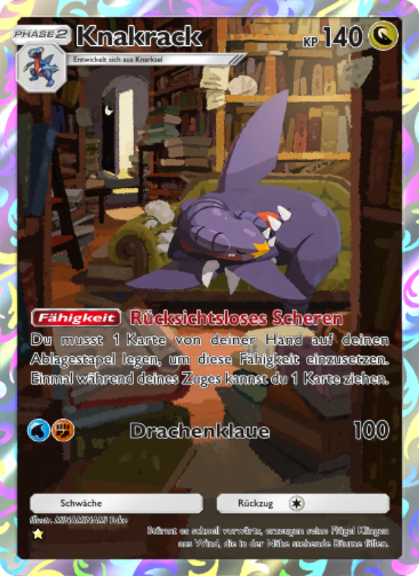 Knakrack 175 — Space-Time Smackdown (German Pokémon TCG card)