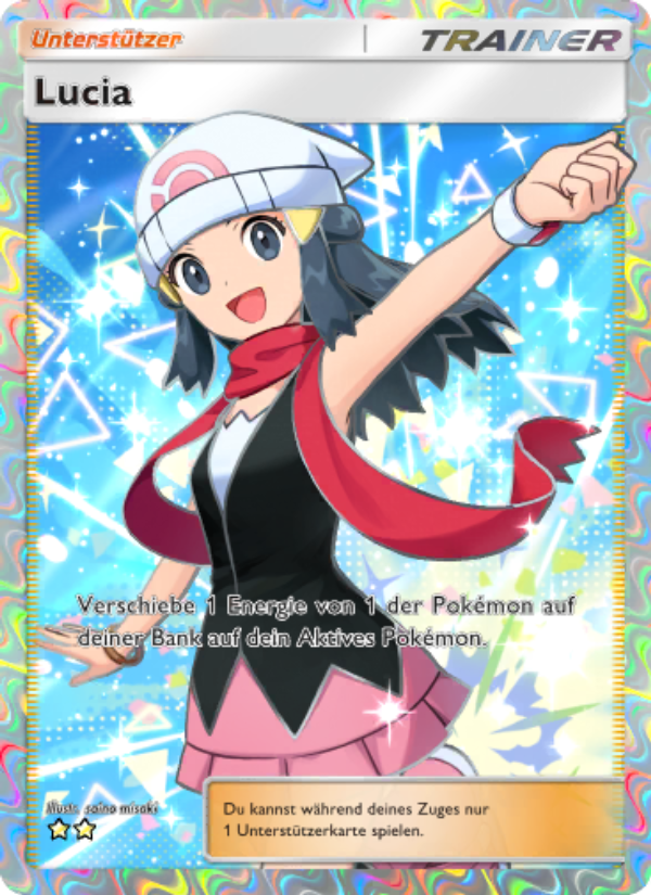 Lucia 194 — Space-Time Smackdown (German Pokémon TCG card)