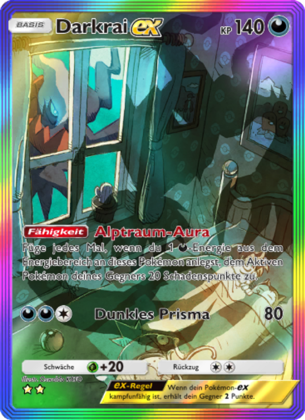 Darkrai-ex 202 — Space-Time Smackdown (German Pokémon TCG card)