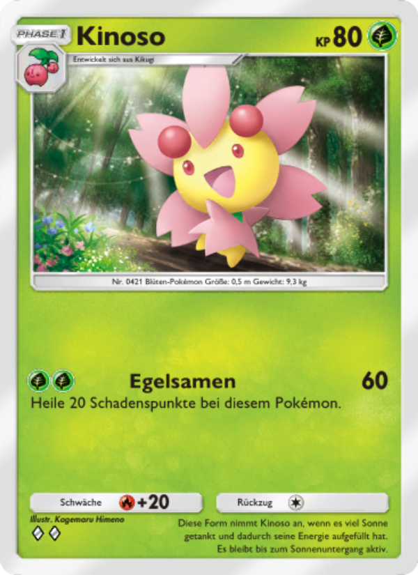 Kinoso 008 — Triumphant Light (German Pokémon TCG card)