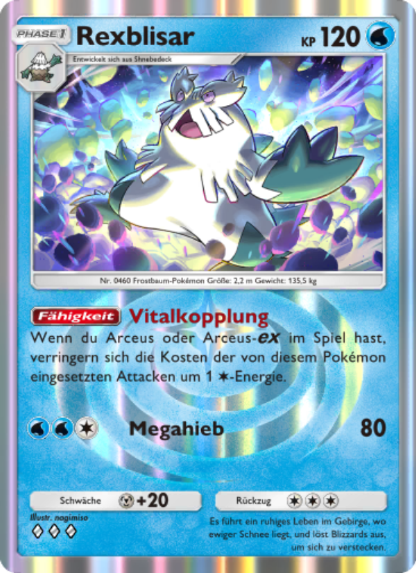 Rexblisar 021 — Triumphant Light (German Pokémon TCG card)