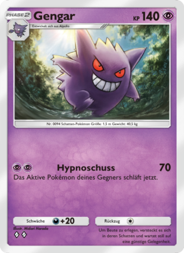 Gengar 033 — Triumphant Light (German Pokémon TCG card)