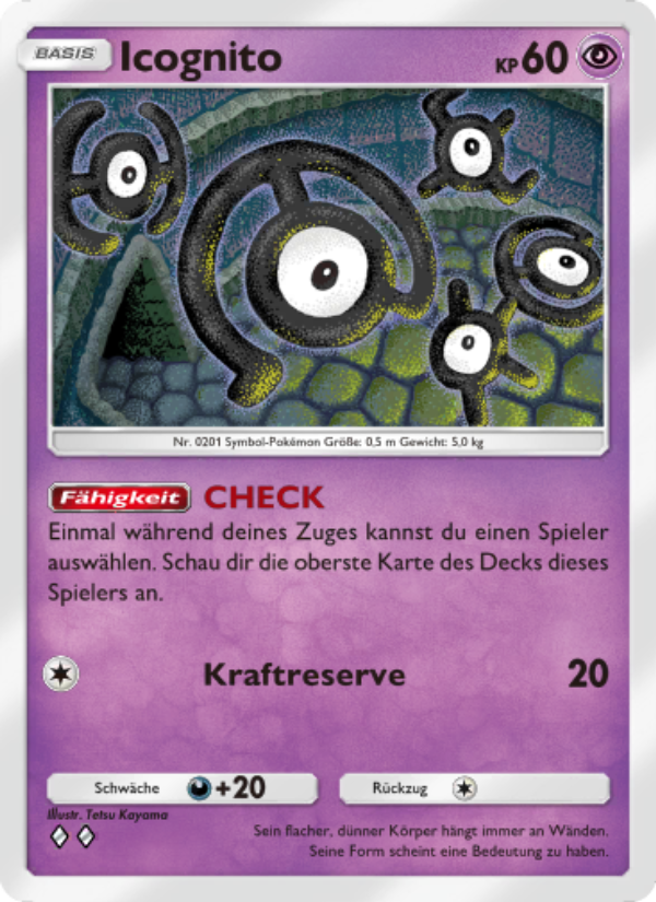 Icognito 034 — Triumphant Light (German Pokémon TCG card)