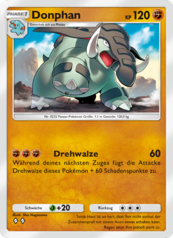 Donphan 038 — Triumphant Light (German Pokémon TCG card)