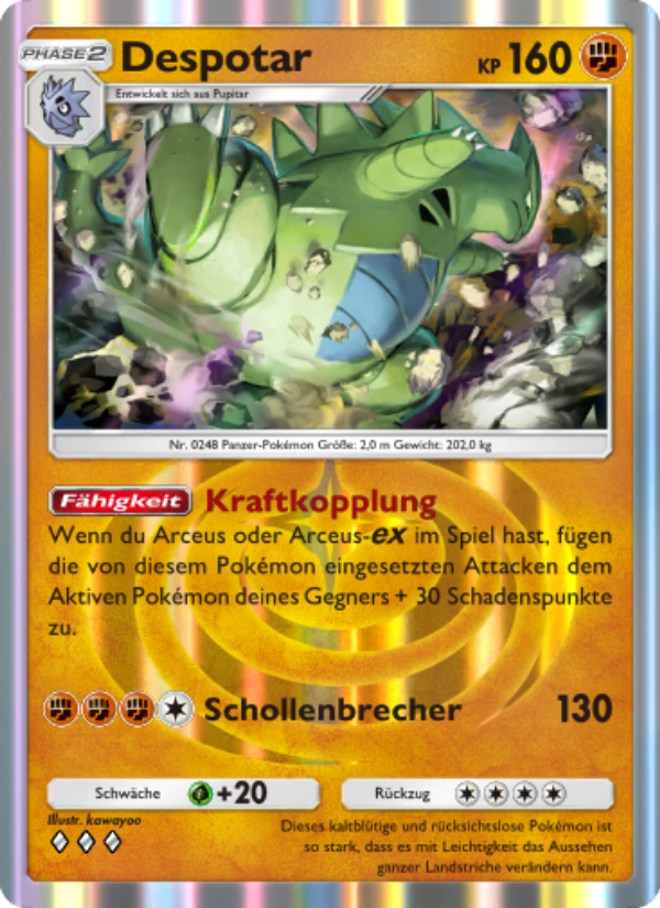 Despotar 041 — Triumphant Light (German Pokémon TCG card)