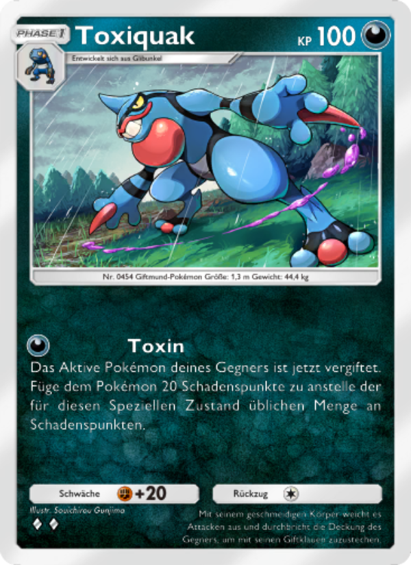 Toxiquak 052 — Triumphant Light (German Pokémon TCG card)