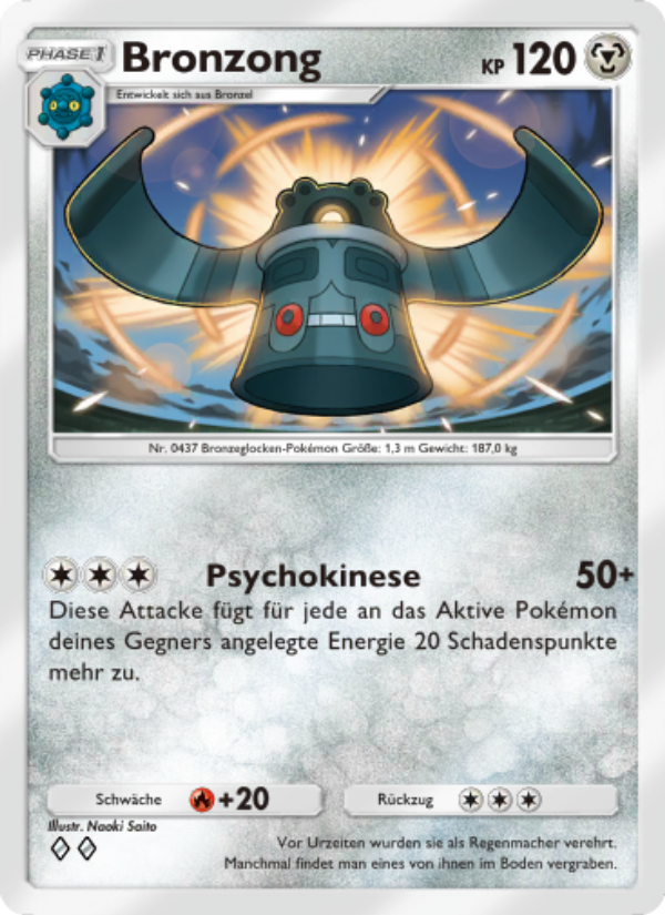 Bronzong 059 — Triumphant Light (German Pokémon TCG card)