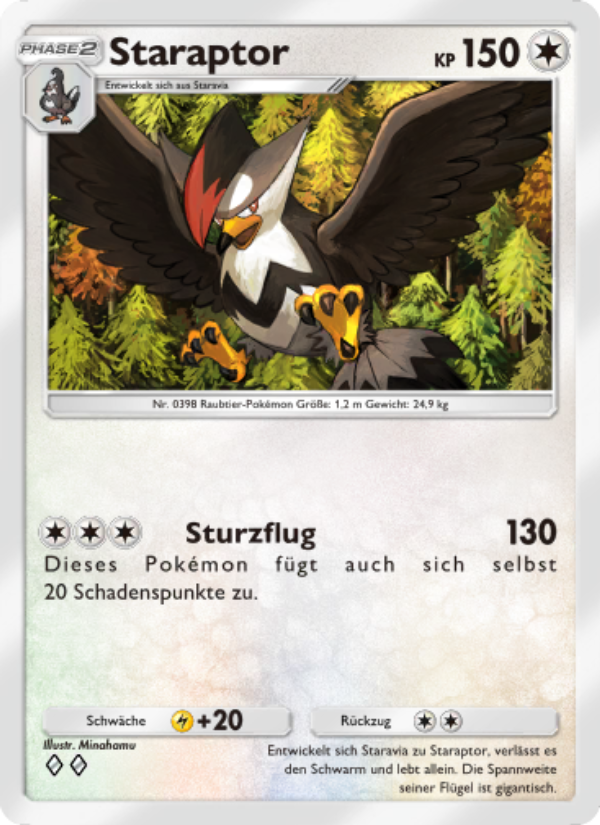 Staraptor 068 — Triumphant Light (German Pokémon TCG card)