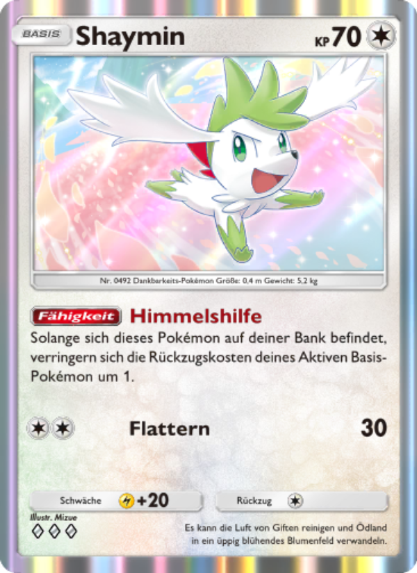 Shaymin 069 — Triumphant Light (German Pokémon TCG card)