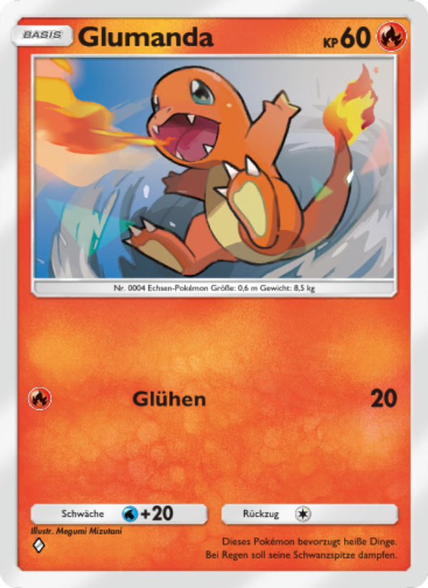 Glumanda 008 — Shining Revelry (German Pokémon TCG card)