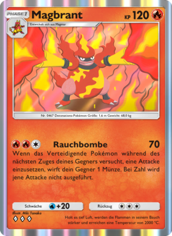 Magbrant 012 — Shining Revelry (German Pokémon TCG card)