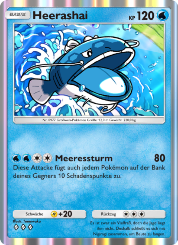 Heerashai 020 — Shining Revelry (German Pokémon TCG card)