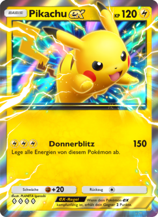 Pikachu-ex 022 — Shining Revelry (German Pokémon TCG card)