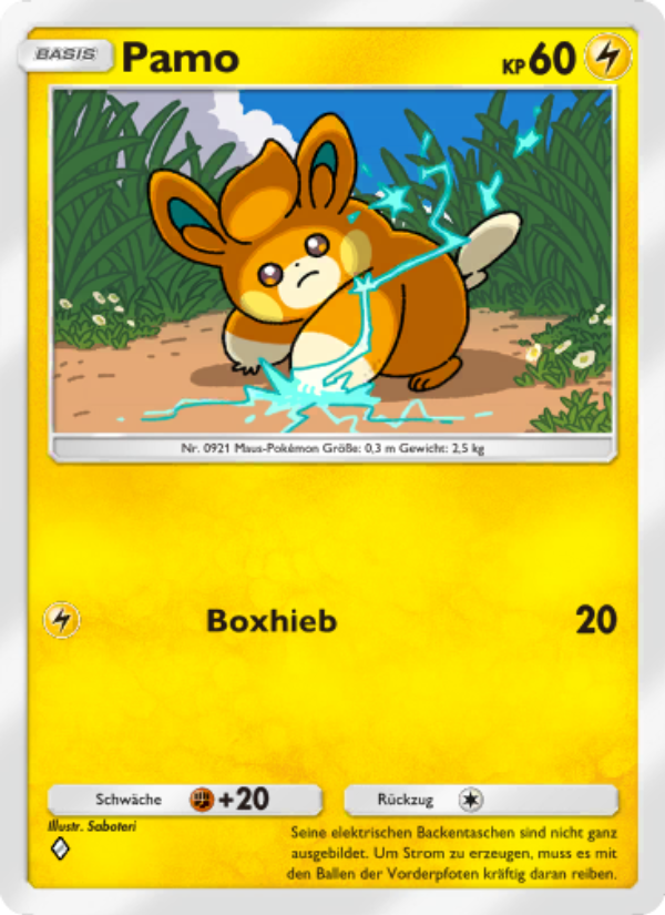 Pamo 026 — Shining Revelry (German Pokémon TCG card)