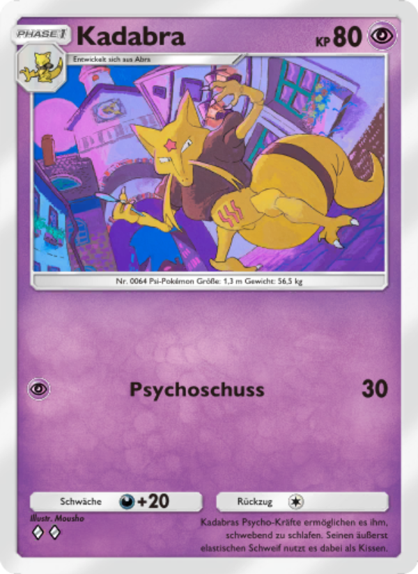 Kadabra 030 — Shining Revelry (German Pokémon TCG card)