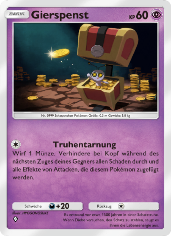 Gierspenst 036 — Shining Revelry (German Pokémon TCG card)