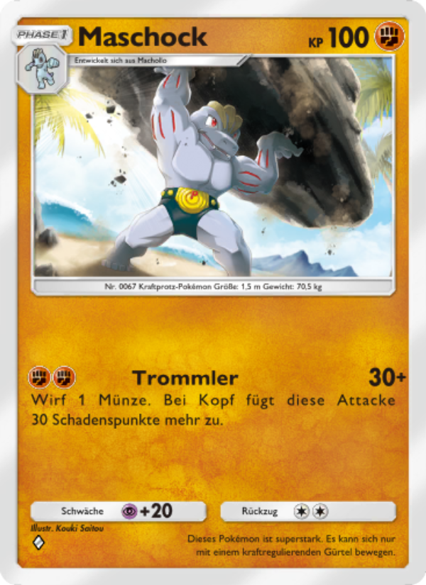 Maschock 038 — Shining Revelry (German Pokémon TCG card)