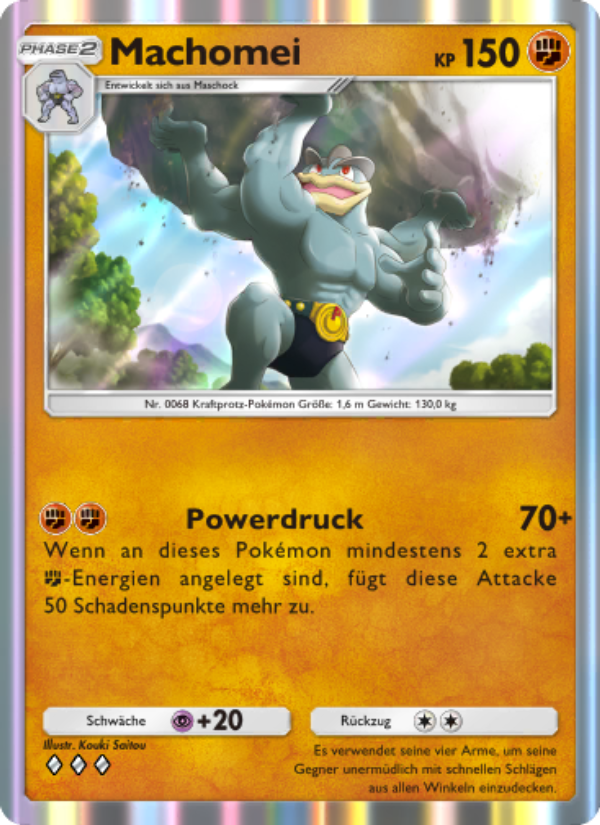 Machomei 039 — Shining Revelry (German Pokémon TCG card)