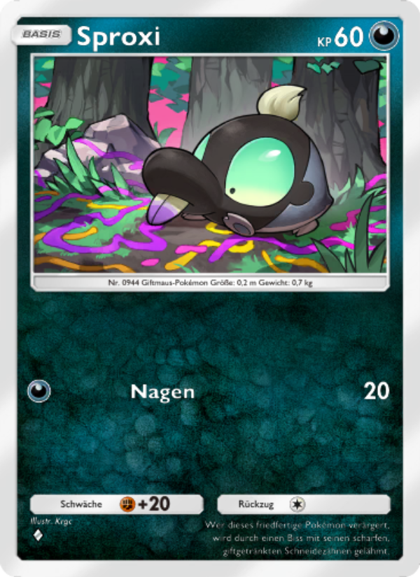 Sproxi 050 — Shining Revelry (German Pokémon TCG card)