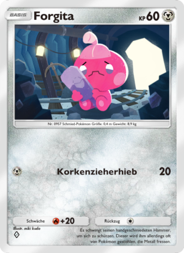 Forgita 052 — Shining Revelry (German Pokémon TCG card)