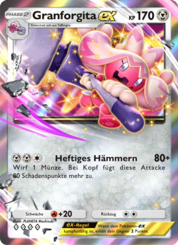 Granforgita-ex 054 — Shining Revelry (German Pokémon TCG card)