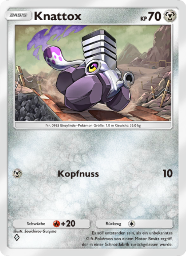 Knattox 055 — Shining Revelry (German Pokémon TCG card)