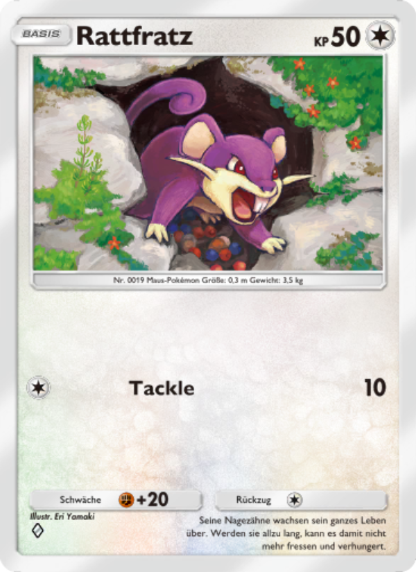 Rattfratz 058 — Shining Revelry (German Pokémon TCG card)