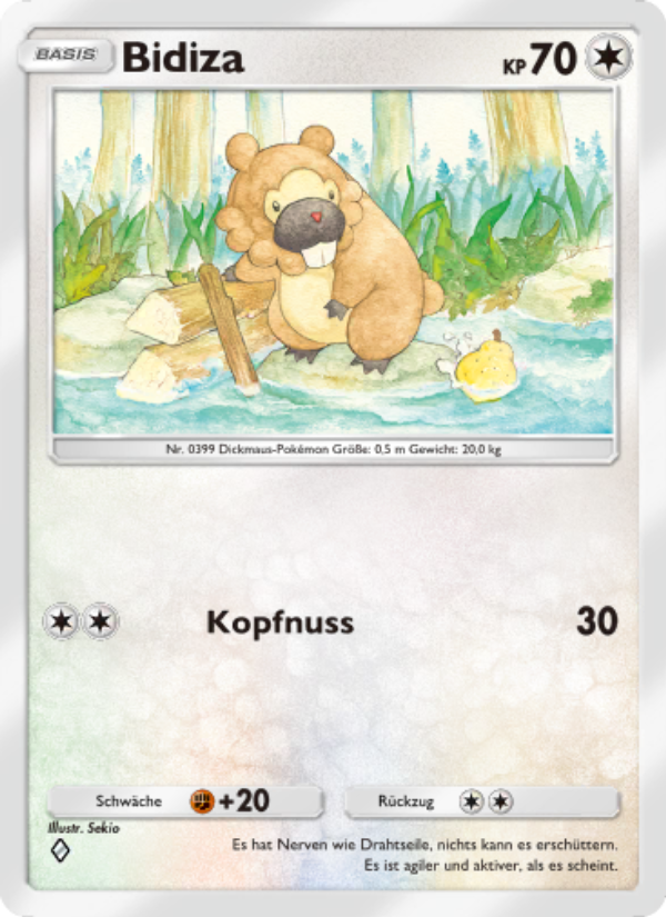 Bidiza 064 — Shining Revelry (German Pokémon TCG card)